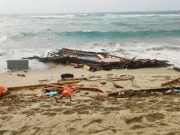 A pocos kilómetros de la costa italiana sucumbió el pequeño barco de madera, sin que se tenga certeza de cómo ocurrió su destrucción. EFE