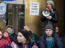 Los activistas se manifestaron bajo la consigna 