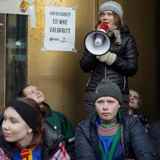 Greta Thunberg y activistas bloquean el Ministerio de Energía noruego
