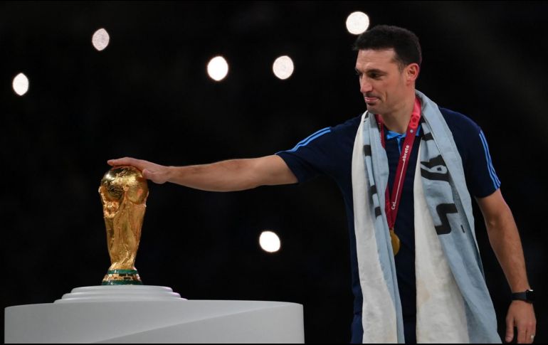 Lionel Scaloni debutó al frente de la Selección de Argentina el 8 de septiembre de 2018, en medio de las críticas por su falta de experiencia en los banquillos. AFP / ARCHIVO