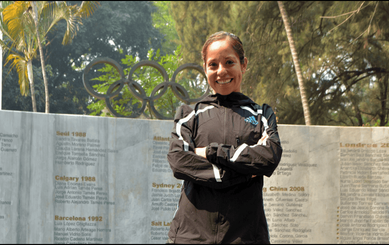 CITLALI MOSCOTE. La fondista jalisciense fue presentada este lunes ante los medios de comunicación como la primera atleta mexicana en dar la marca para Juegos Olímpicos en este ciclo. ESPECIAL / Code Jalisco