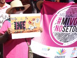 El INE aseguró que ningún integrante del Servicio Profesional Electoral fue orador ni organizador de la movilización. SUN