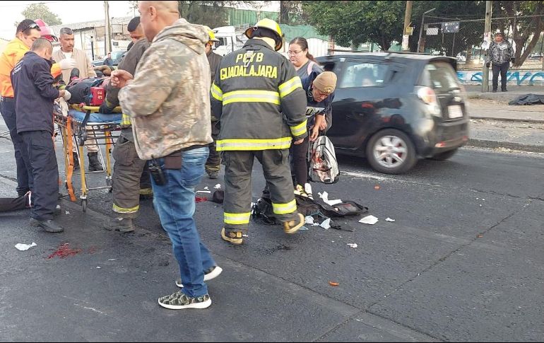 Los heridos fueron trasladados a diferentes hospitales y puestos de socorros. ESPECIAL/Protección Civil Jalisco