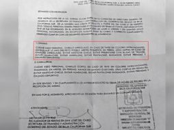 La circular enviada a los trabajadores. SUN