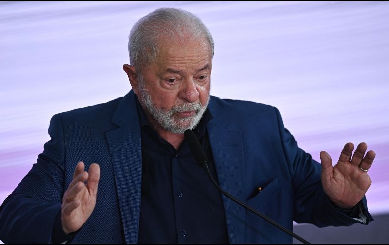 Lula Da Silva sostuvo una llamada telefónica con López Obrador a primera hora del día, según su agenda. EFE/A. Borges