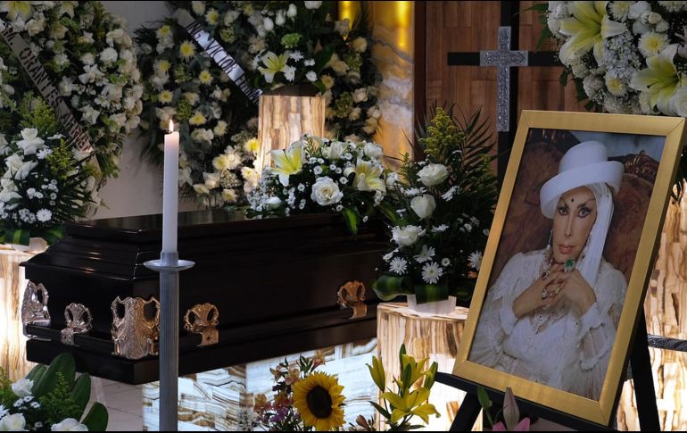 Irma Serrano, mejor conocida como “La Tigresa”, fue velada en una funeraria de Tuxtla Gutiérrez, Chiapas. EFE