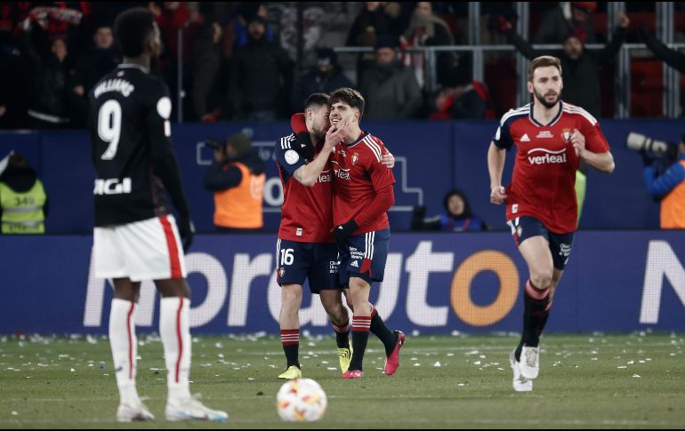 Ez Abde anotó el único tanto del encuentro a los 47 minutos. EFE/J. Diges