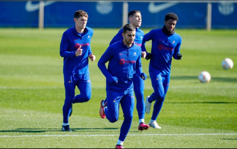 El Barcelona enfrentará el juego sin Lewandowski, Ousmane Dembélé ni Pedri. EFE/E. Fontcuberta