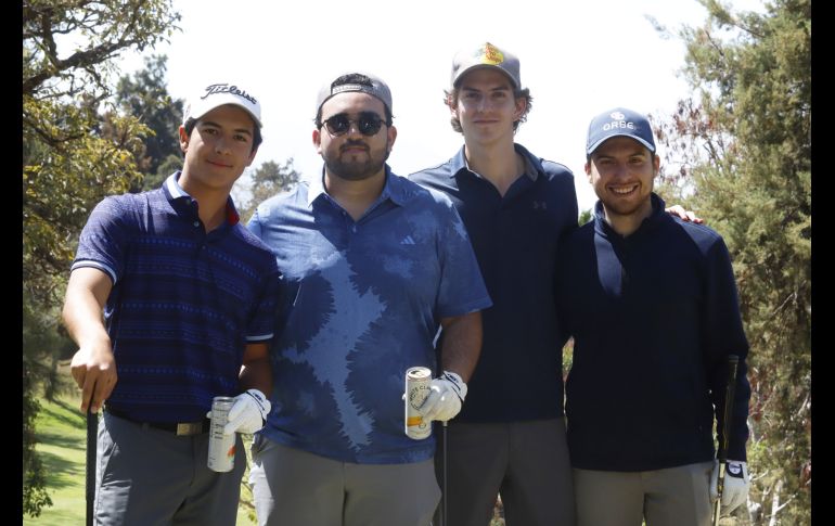 Fernando Esquivel, Carlos Pelayo, Andrés Mackissack y Andrés Venegas. GENTE BIEN JALISCO/Claudio Jimeno