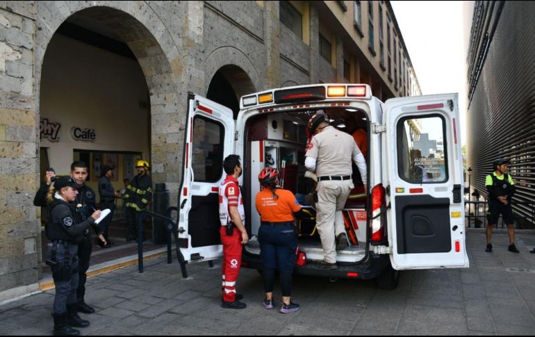 La explosión se registró en un taller de joyería en el Centro de Guadalajara. ESPECIAL