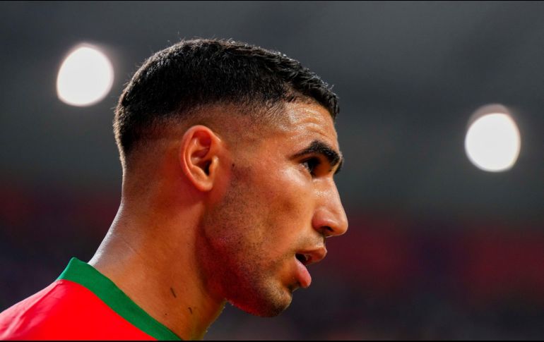 Hakimi ayudó a Marruecos a hacer historia en el Mundial de Qatar como el primer país africano en llegar a las semifinales. AP/H. Ammar