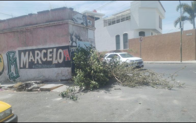 Los hechos ocurrieron en el cruce de las calles Diagonal Alameda y Manuel Acuña. ESPECIAL/Policía de Guadalajara