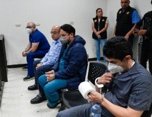 Ángel Valez, Danny Chocoj, Orlando Rodas y Mario Bolanos son los médicos detenidos. AFP