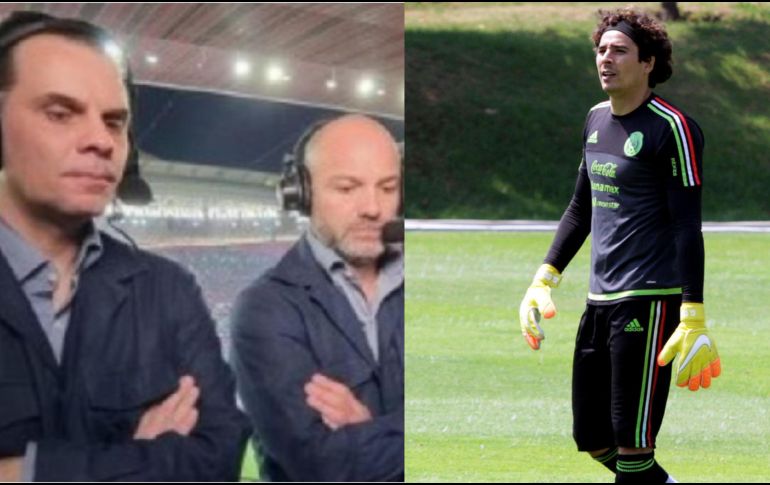 Luis Garcia y Christian Martinoli arremetieron contra Ochoa, ya que consideran que su tiempo para jugar en el Tricolor se terminó. SUN / ESPECIAL