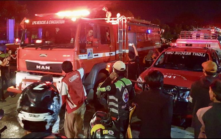 Según las autoridades, el depósito tenía capacidad para albergar unos 300 mil kilolitros. EFE