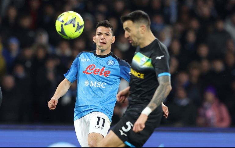 Hirving Lozano fue titular y disputó 71 minutos del encuentro. AP/LaPresse/A. Garofalo