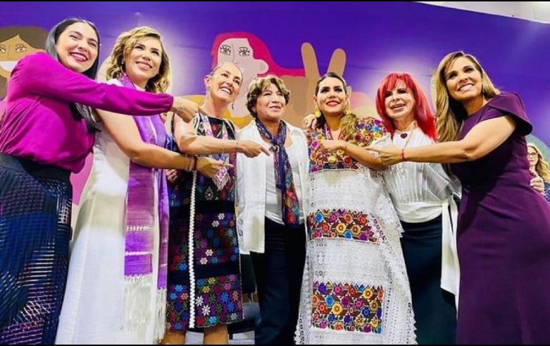 En este encuentro estuvieron presentes las gobernadoras y otras funcionarias del Gobierno federal. ESPECIAL