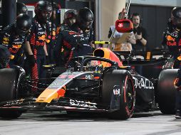 Sergio Pérez logró el segundo lugar en Bahréin. AP/Bahréin