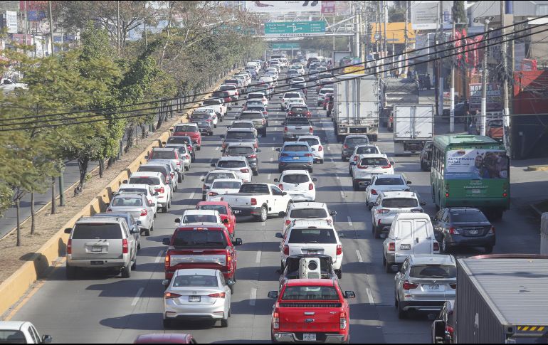 La Avenida López Mateos es una de las más concurridas en la ciudad, especialmente en las horas pico. EL INFORMADOR/ A. Navarro