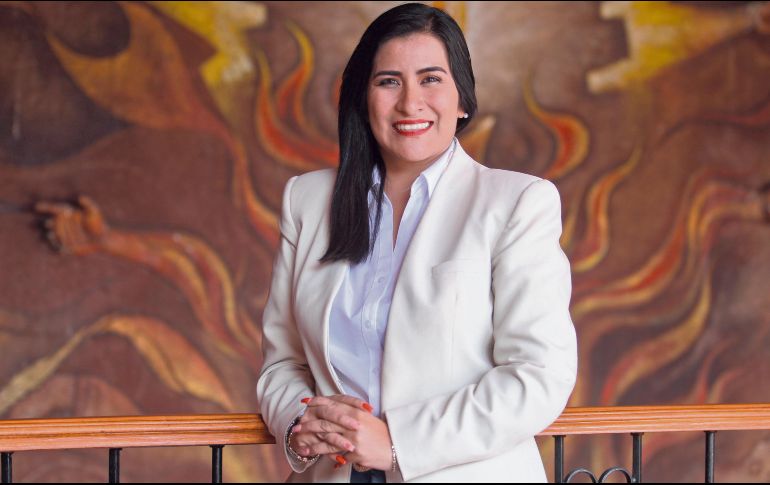 Citlalli Amaya aseguró que en este momento se encuentra enfocada en seguir trabajando para ser una buena presidente municipal. CORTESÍA