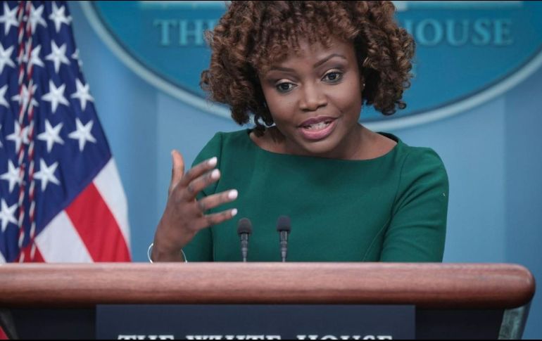 Este tipo de ataques son inaceptables, manifestó la portavoz de la Casa Blanca, Karine Jean-Pierre. EFE