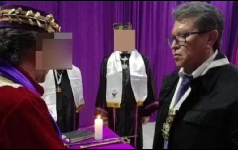 El senador Ricardo Monreal ya es grado 33. SUN