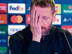 Graham Potter se juega su puesto como técnico del Chelsea. AFP/G. Kirk