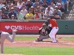 El ex jugador de los Dodgers de Los Ángeles, de 38 años, recibió el bolazo tras un lanzamiento del derecho Matt Manning, y tras el impacto se dejó caer en el campo. TWITTER