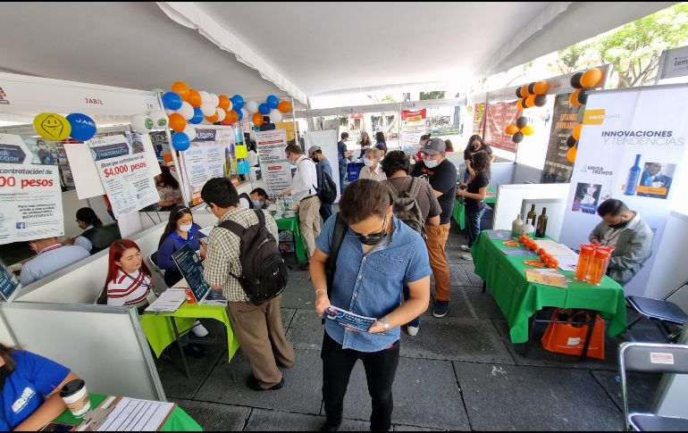 Jalisco se encuentra apenas por debajo de la Ciudad de México, siendo que de cada 100 empleos generados en México, 7 se dan en el estado. EL INFORMADOR / ARCHIVO