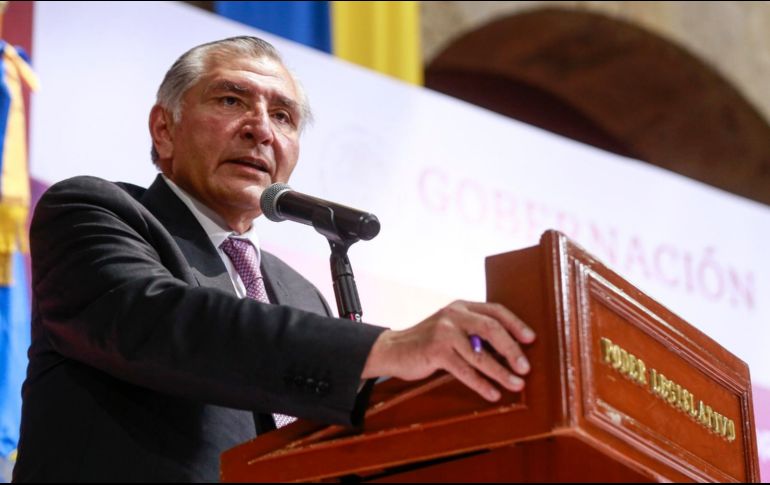 Adán Augusto López negó que odie al INE y reiteró que no habrá tantos despidos como denunciaron los opositores. EL INFORMADOR / C. Zepeda