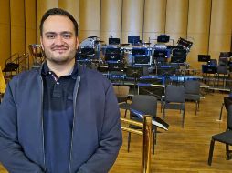 El músico Rodrigo Sierra Moncayo, se graduó de la licenciatura en piano por la Escuela Nacional de Música de la UNAM. EL INFORMADOR/ R. Solís
