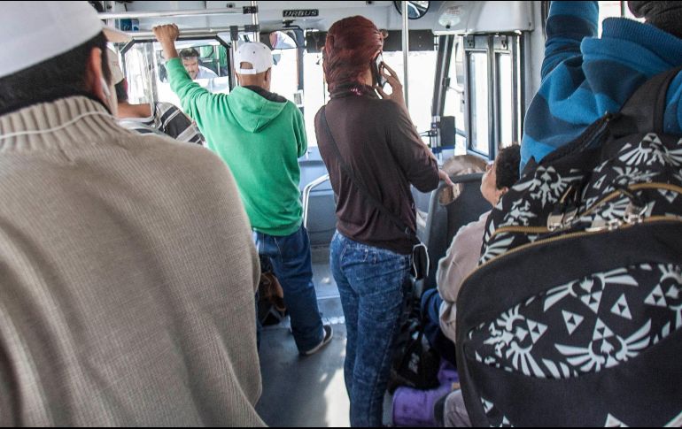 Cinco de cada 10 encuestadas en la Ciudad de México y Área Metropolitana destacaron sentirse inseguras o muy inseguras en el transporte público. EL INFORMADOR/Archivo