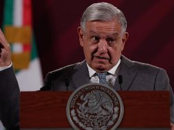 En conferencia de prensa matutina, López Obrador manifestó su solidaridad con las mujeres mexicanas en su lucha por la emancipación completa. SUN/D. Sánchez