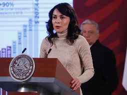 García Vilchis aprovechó para celebrar que el Mandatario tiene un gobierno paritario. SUN / ARCHIVO