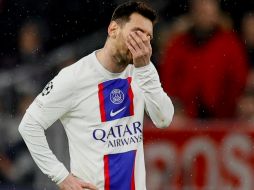 En esta ocasión Messi no pudo guiar a su equipo a la victoria. EFE/ Ronald Wittek