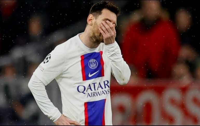 En esta ocasión Messi no pudo guiar a su equipo a la victoria. EFE/ Ronald Wittek