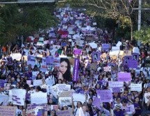 En Guadalajara hubo tres manifestaciones en el Día Internacional de la Mujer. EL INFROMADOR/ CARLOS ZEPEDA