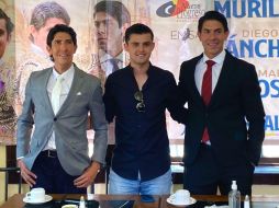 Los tres matadores dieron sus impresiones de la corrida de este domingo en Guadalajara. ESPECIAL/Ricardo Sotelo