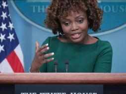 La portavoz de la Casa Blanca, Karine Jean-Pierre, asegura que el gobierno estadounidense ya cuenta con las competencias legales necesarias para hacerle frente al crimen organizado. EFE