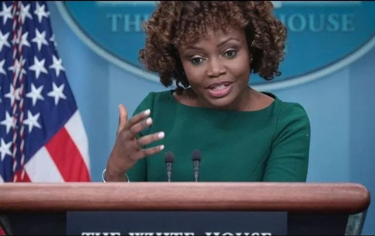 La portavoz de la Casa Blanca, Karine Jean-Pierre, asegura que el gobierno estadounidense ya cuenta con las competencias legales necesarias para hacerle frente al crimen organizado. EFE