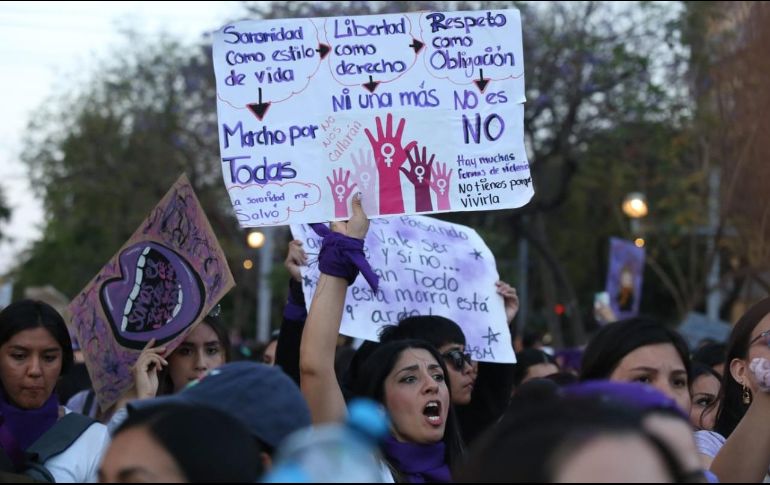 El 9M se lleva a cabo desde el 2020 con el objetivo de mostrar la ausencia de las miles de mujeres asesinadas y desaparecidas en el país. EL INFORMADOR/ CARLOS ZEPEDA