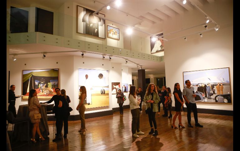 En una galería ubicada en la Colonia Colinas de San Javier se presentó esta colección que se compone de alrededor de 50 cuadros. EL INFORMADOR / C. Zepeda