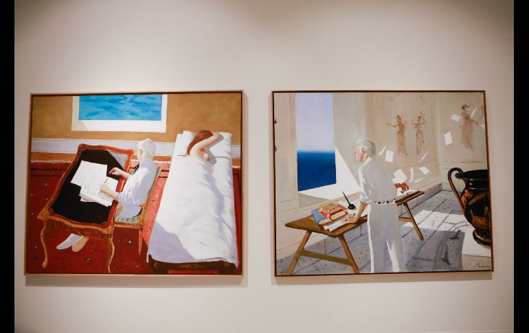 En una galería ubicada en la Colonia Colinas de San Javier se presentó esta colección que se compone de alrededor de 50 cuadros. EL INFORMADOR / C. Zepeda