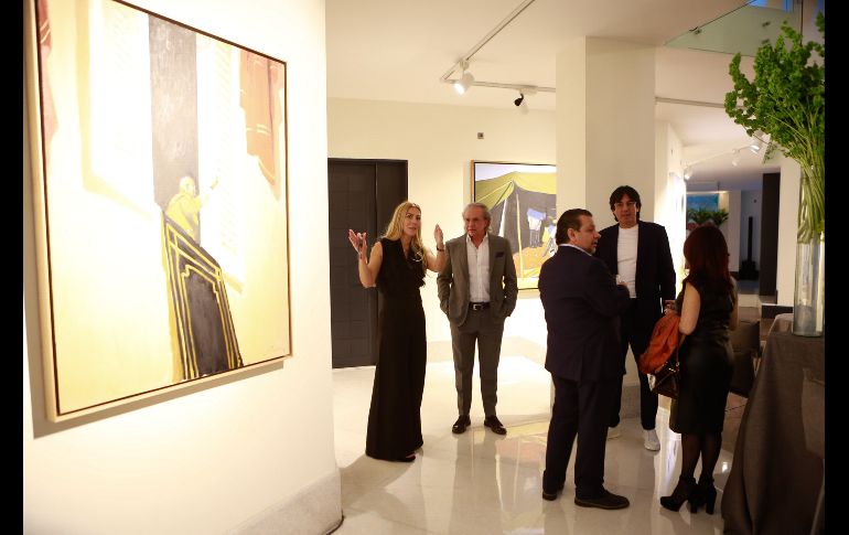 En una galería ubicada en la Colonia Colinas de San Javier se presentó esta colección que se compone de alrededor de 50 cuadros. EL INFORMADOR / C. Zepeda