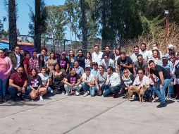 Las y los nuevos integrantes del Comité Municipal de Guachinango. ESPECIAL