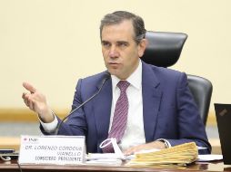 El consejero presidente del INE, Lorenzo Córdova Vianello,señaló que la reforma electoral de AMLO vulnera los cinco pilares de nuestro sistema electoral democrático. EL INFORMADOR/ ARCHIVO