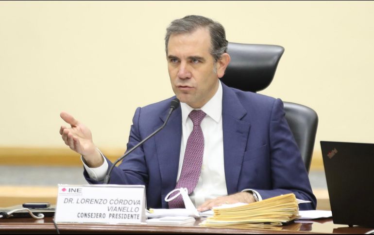 El consejero presidente del INE, Lorenzo Córdova Vianello,señaló que la reforma electoral de AMLO vulnera los cinco pilares de nuestro sistema electoral democrático. EL INFORMADOR/ ARCHIVO