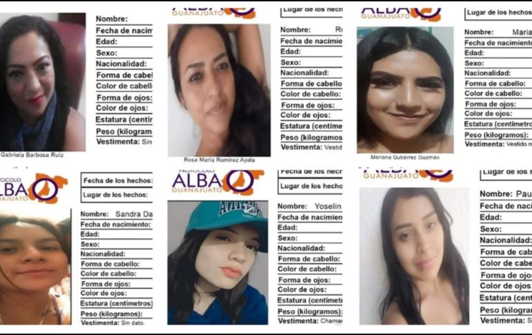 Si usted las ha visto, por favor avise de inmediato a la autoridad. ESPECIAL