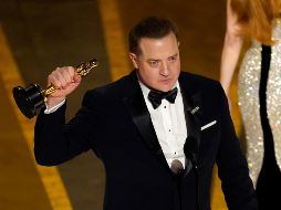 Brendan Fraser ha tenido en sus manos un personaje de los que gustan a Hollywood, por atormentado que busca la redención y porque requirió de una gran transformación física del actor. AP / C. Pizzello