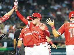 Tyler O’Neill fue la figura al conectar cuatro imparables  y producir cuatro carreras. AP